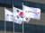 서울 강서구 아시아나항공 본사에서 아시아나항공 깃발이 바람에 펄럭이고 있다. 금호아시아나그룹(금호그룹)이 유동성 위기를 해결하기 위해 아시아나항공을 매각했다. [뉴스1]