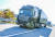 12일 경기 여주 스마트하이웨이에서 군집주행에 시연에 성공한 현대차 대형트럭 2대. [사진 현대차]