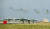 16일 북한 강원도 원산갈마비행장에서 열린 전투비행술경기대회에 등장한 SU-25.[연합뉴스] 