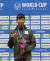 17일 스피드스케이팅 월드컵 1차 대회 남자 500m에서 금메달을 딴 김준호. [EPA=연합뉴스]