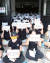 2016년 7월 이화여대 학생들이 마스크를 쓰고 본관 점거 농성을 벌이고 있다. 이대생들의 시위는 정유라 이대 입시·학사 특혜 의혹의 기폭제가 됐다.