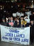 2016년 11월 18일 대학수학능력시험을 치른 고교생들이 박근혜 대통령 퇴진 시위에 합류해 거리를 행진하고 있다.