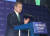 문재인 대통령이 25일 부산 벡스코에서 열린 &#39;2019 한·아세안 특별 정상회의 CEO 서밋(Summit)&#39;에서 기조연설을 하고 있다. 청와대사진기자단