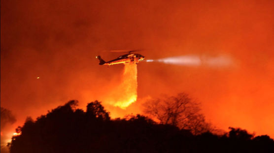 [서소문사진관]또 화마 덮친 캘리포니아, 불과 전쟁중