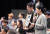 19일 서울 상암동 MBC에서 열린 &#39;국민이 묻는다, 2019 국민과의 대화&#39;에서 고(故) 김민식 군의 부모가 문재인 대통령에게 질문하고 있다. [연합뉴스]
