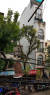 베트남 도시의 좁고 높은 전형적인 주택 형태. [사진 조남대]