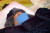 황교안 자유한국당 대표가 27일 오전 서울 청와대 분수대 앞 단식농성 천막에 누워 있다. [중앙포토]