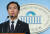 자유한국당 3선 의원인 김영우 의원이 4일 오전 서울 여의도 국회 정론관에서 불출마 기자회견을 하고 있다. [연합뉴스]