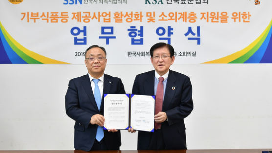 한국사회복지협의회-한국표준협회, 푸드뱅크 활성화 협약