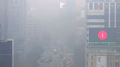 [사진] 중국발 오염물질 … 오늘도 미세먼지 지옥
