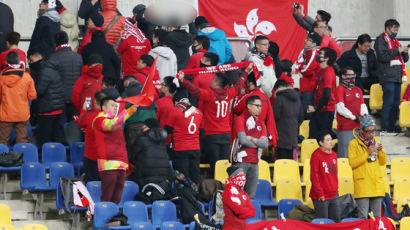 홍콩-중국전 반중정서 격화 조짐...축구협회 안전 고심