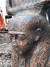 11일(현지시간) 이집트 기자 지역에서 발굴된 람세스 2세의 분홍색 화감암 석상. [신화=연합뉴스]