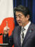 아베 신조 일본 총리가 9일 임시국회 폐회 기자회견을 하고 있다. [EPA=연합뉴스]