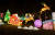 에스토나어 수도 탈린의 크리스마스 풍경. 크리스마스 주제의 중국 풍 등 축제가 열렸다. [AFP=연합뉴스]
