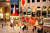 인천 파라다이스시티는 플라자 광장을 ‘산타 빌리지’로 꾸몄다. 열기구와 조명, 트리와 썰매 장식 등이 어우러져 있다. 이곳에서 크리스마스 마켓도 열린다. [사진 파라다이스시티]