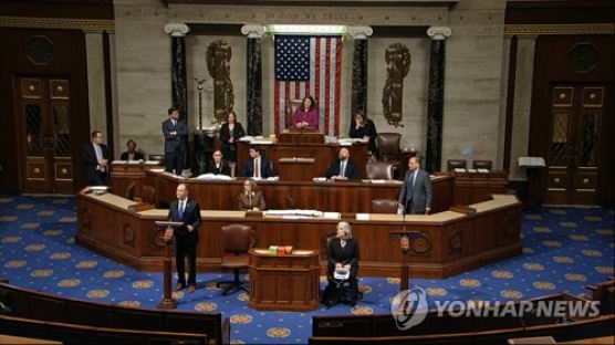 트럼프 '우크라 스캔들' 탄핵소추안, 美하원 본회의서 가결