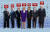 왼쪽부터 김정은 북한(조선 민주주의 인민 공화국) 국무위원장, 문재인 대한민국(남한) 대통령, 블라디미르 푸틴(Vladimir Putin) 러시아 대통령, 테레사 메이(Theresa May) 전(前) 영국 총리, 시진핑(习近平) 중국 주석, 에마뉘엘 마크롱(Emmanuel Macron) 프랑스 대통령, 도널드 트럼프(Donald Trump) 미국 대통령 [사진 소후닷컴]