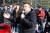 황교안 자유한국당 대표가 이날 오후 서울 여의도 국회에서 열린 '공수처법·선거법 날치기 저지 규탄대회'에서 발언을 하는 모습. [뉴스1]