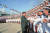 시진핑 중국 국가주석은 지난 17일 하이난다오 싼야로 날아가 중국의 첫 국산 항모 산둥함의 취역을 축하했다. [중국 바이두 캡처]