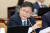 지난 10월 11일 김성환 더불어민주당 의원이 전남 나주시 한국전력공사 본사에서 열린 산업통상자원중소벤쳐기업위원회의 한전, 전력거래소, 한국전력기술, 한전KDN 등에 대한 국정감사에서 질의하고 있다. [뉴스1]