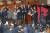 자유한국당 민경욱 의원이 23일 오후국회 본회의에서 필리버스터를 인정하라고 발언하고 있다. [연합뉴스]