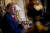  도널드 트럼프 미국 대통령이 24일 플로리다주 마러라고 리조트에서 미 장병들과 화상통화를 한 뒤 취재진 질문에 답하고 있다. [플로리다=AP 연합뉴스]
