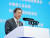 문재인 대통령이 24일 중국 쓰촨성 청두 세기성 박람회장에서 열린 제7차 한중일 비즈니스 서밋에 참석해 기조발언하고 있다. [청와대 제공]