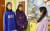 (왼쪽부터)김나연·정아인·이은채 학생기자가 각자 해석한 내용에 따라 연기를 하고 있다. 