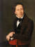 덴마크의 동화작가 크리스찬 한스 안데르센. 그는 제니 린드에게 청혼했다. 1836. 알브레흐트 얀젠. [사진 Wikimedia Commons]