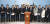 유승민 바른미래당 의원 등 비당권파 의원들이 3일 국회 정론관에서 탈당 기자회견을 하고 있다. 임현동 기자