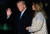 도널드 트럼프 미국 대통령이 5일 밤 부인 멜라니아와 마러라고 리조트에서 2주 간 휴가를 마치고 백악관으로 돌아왔다.[AFP=연합뉴스]