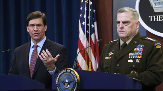 美사령관 "철군 준비" 이라크에 서한···펜타곤 발칵 뒤집혔다