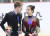 제74회 전국남녀 피겨스케이팅 종합선수권대회에서아이스 댄스 우승을 차지한 민유라가 새로운 파트너 이튼과 마주보며 웃고 있다. [연합뉴스]