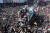 7일 이란 케르만주에서 열린 솔레이마니의 장례식에는 수십 만명의 인파가 몰렸다.［EPA=연합뉴스］