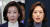 나경원 자유한국당 의원(왼쪽), 고민정 청와대 대변인. [중앙포토, 뉴스1]