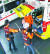2018년 4월 2일 전북 익산시 한 종합병원 앞에서 A씨(50)가 자신을 구해 준 구급대원 강연희(당시 51·여) 소방경의 머리를 때리는 모습이 찍힌 폐쇄회로TV(CCTV) 장면. [뉴스1]