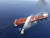 지난 6월 공격을 받아 불이 난 유조선에 이란 해군 소속 선박이 접근해 불을 끄고 있다. [AP]
