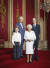 조지 왕자, 찰스 왕세자, 엘리자베스 2세 여왕, 윌리엄 왕세손(왼쪽부터). [로이터=연합뉴스]