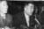 아나운서 임택근(오른쪽)이 1966년 권투선수 김기수와 이탈리아 출신 벤베누티 간의 세계선수권 타이틀매치를 중계하는 모습. [중앙포토]