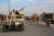 아프가니스탄 정부군이 지난 9일 헬만드주의 한 도로에서 탈레반의 테러 활동 등을 감시하기 위해 도로를 순찰하고 있다. [EPA=연합뉴스] 