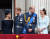  2018년 7월 영국 로얄에어포스 100주년 행사에 참석한 메건 마클-해리 왕손 부부(왼쪽 두명)와 케이트 미들턴-윌리엄 왕세손 부부(오른쪽 두명)의 모습. [AP=연합뉴스] 