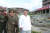 북한 조선중앙TV가 김정은 북한 국무위원장이 개장을 앞둔 평안남도 양덕군 온천관광지구 건설현장을 현지지도했다고 지난해 8월 31일 보도했다. [조선중앙TV=뉴시스]