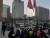 이날 오후 5시쯤 서울 광화문 광장 세종대왕상 뒤쪽에서는 전쟁파병반대연합의 '미국의 전쟁행위 규탄 문화제'가 열렸다. 이병준 기자
