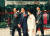 1991년 5월 4일 롯데백화점 영등포점 개점 기념식에 참석한 신격호 명예회장 내외와 차남 신동빈 회장. [사진 롯데지주]