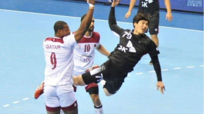 남자 핸드볼, 아시아선수권 결선서 카타르에 패