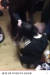 지난 19일 오전 6시쯤 경남 김해 한 아파트 인근에서 10대 여학생이 무릎 꿇은 후배 머리 위에 소주를 붓고 뺨을 때리는 모습. [사진 유튜브 캡처] 