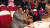 2013년 12월 장성택 처형 6년여만에 처음으로 공개석상에 모습을 드러낸 김경희 전 노동당 비서(왼쪽 세번째). 검은색 한복 차림으로 비교적 건강한 모습이다. [연합뉴스]