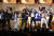 BTS가 26일(현지시간) 제 62회 그레미 어워드에서 릴 나스 엑스, 빌리 레이 사이러스 등과 함께 무대를 선보이고 있다. [로이터=연합뉴스]