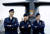 네덜란드 여성 잠수함 승조원들이 22일(현지시간) 덴헬더 기지에서 포즈를 취하고 있다.[AFP=연합뉴스]