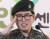 휴가 중 해외에서 성전환 수술을 받고 돌아온 육군 부사관 변희수 하사가 서울 마포구 노고산동 군인권센터에서 군의 전역 결정과 관련한 기자회견을 하고 있다. [뉴스1]